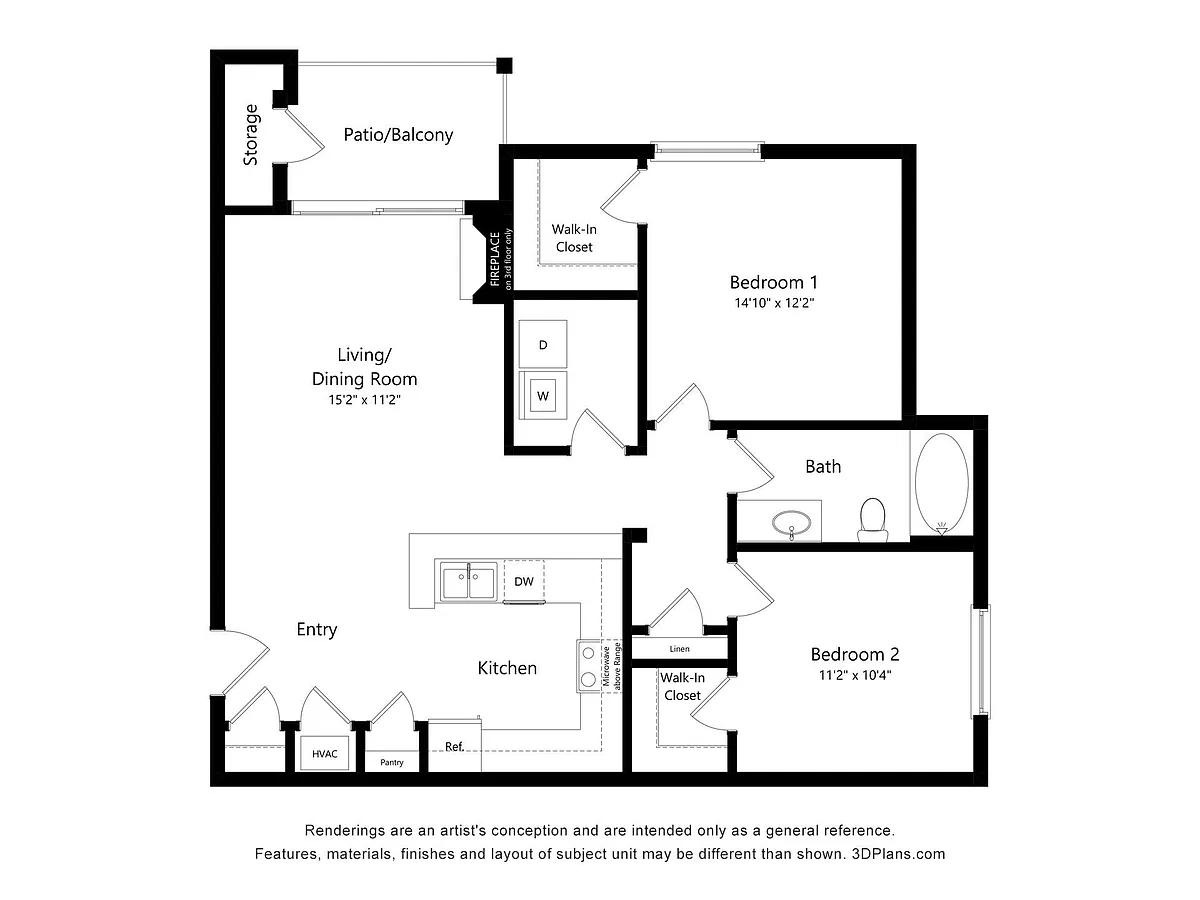 Floor plan B1