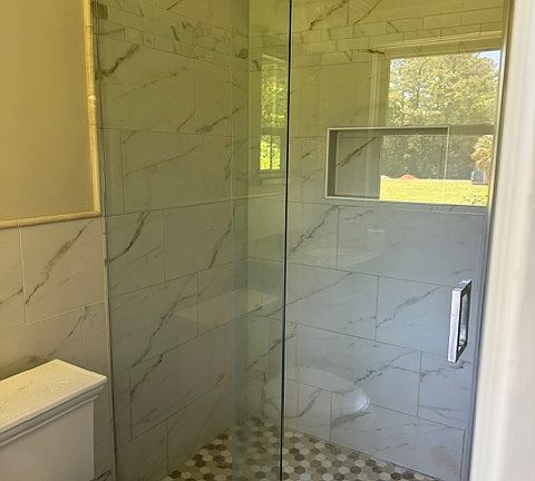 Master bedroom shower