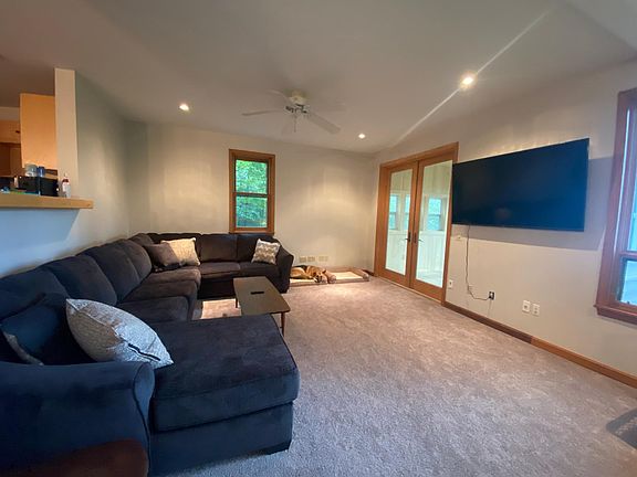 Main Living Room Space with 2 private decks