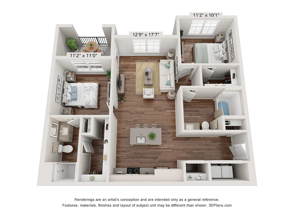Floor plan 2X2