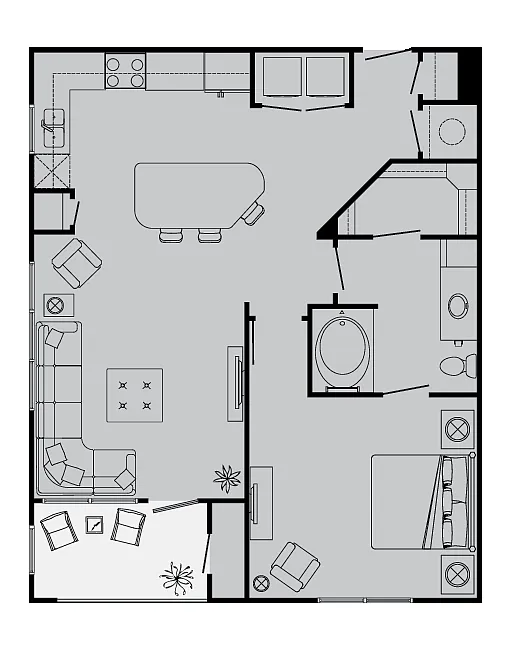 Floor plan B4