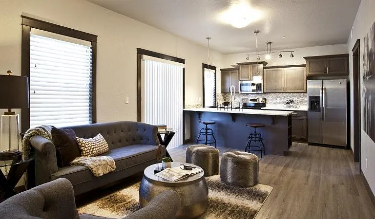 2BR, 2.5BA -744 SF