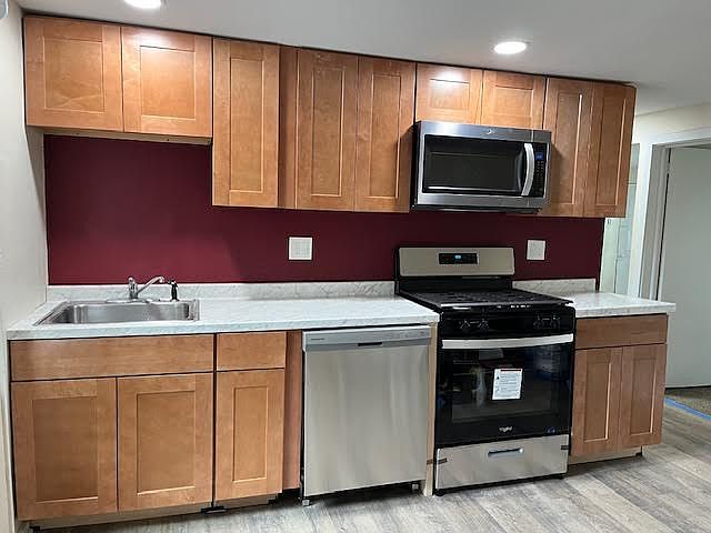 brand new kitchen with new appliances