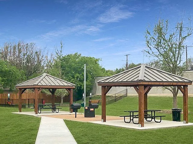 Outdoor BBQ area perfect for gatherings