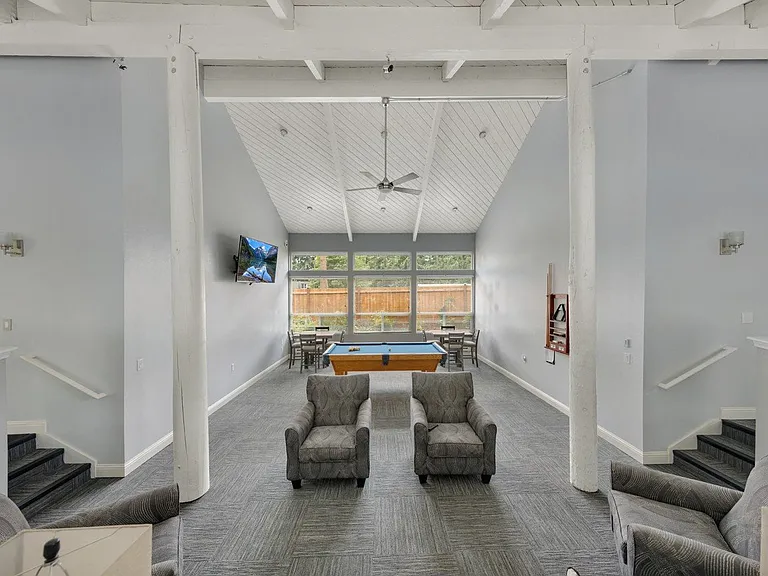 Our Clubhouse with Pool Table at Wilderness West Apartments in Olympia, Washington
