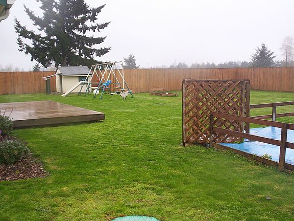 deck/pool/swings/playhouse