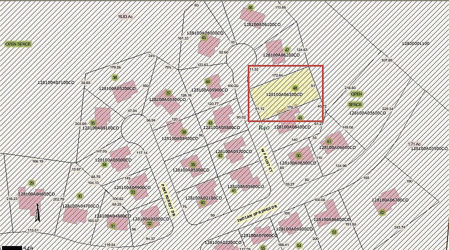 lot location in Pine Forest