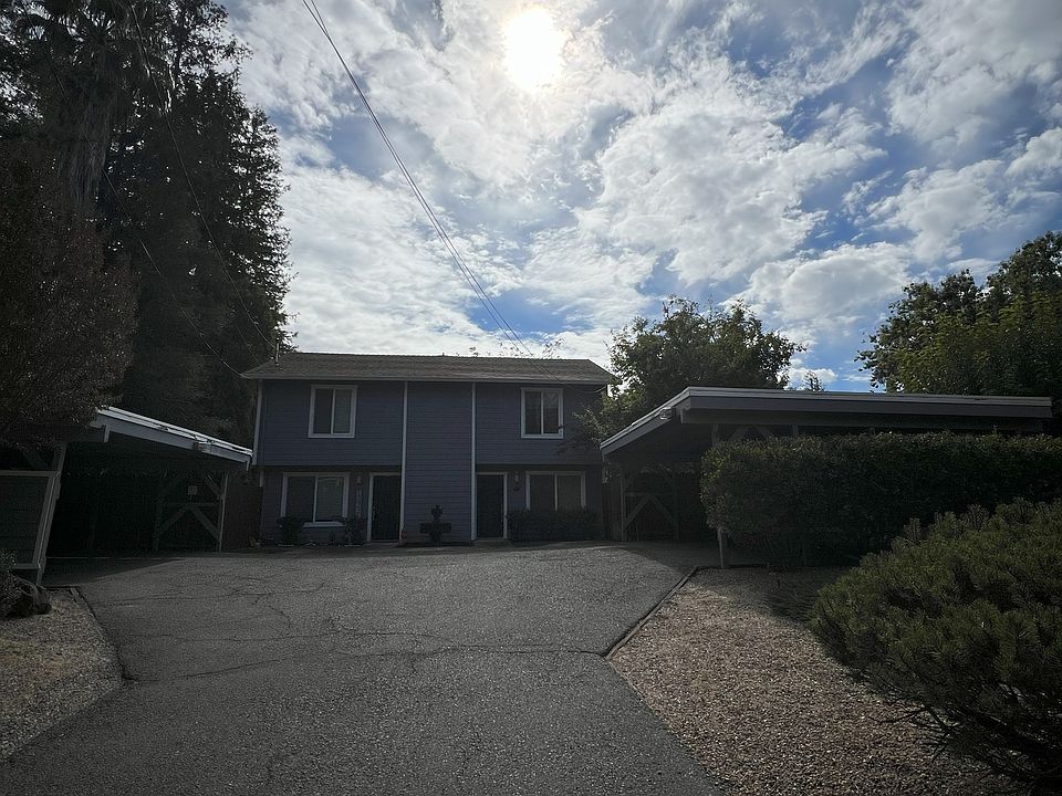 Easy drive into both sides of the duplex.