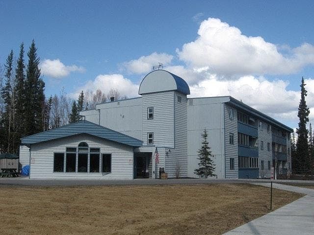 FRONT OF COMPLEX