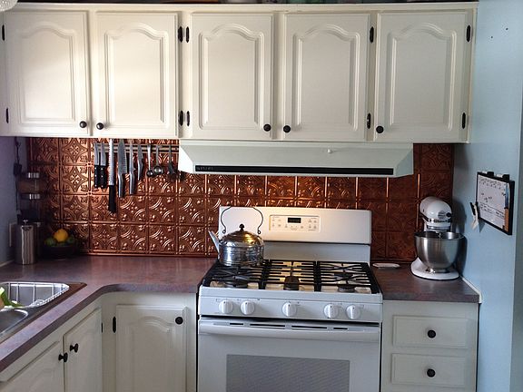 New stove and backsplash
