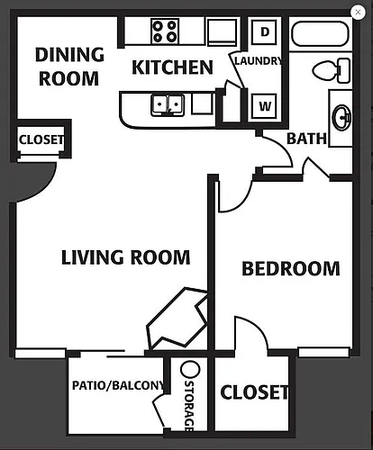 Floor plan 1AS