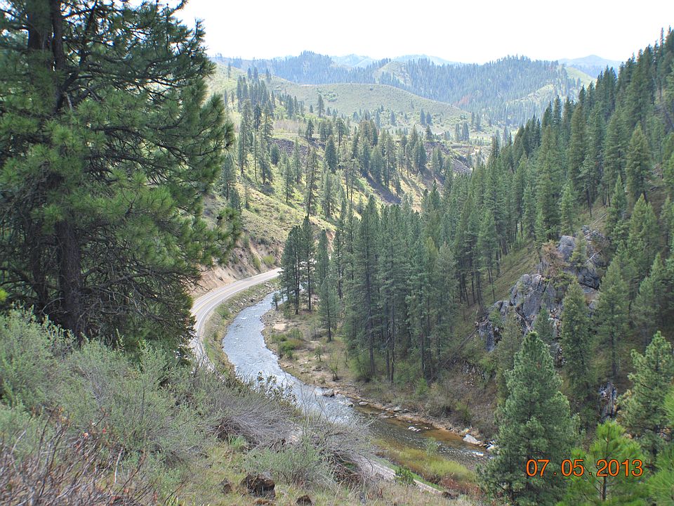 Creek view looking south