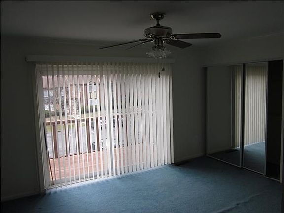 Master bedroom has slider....