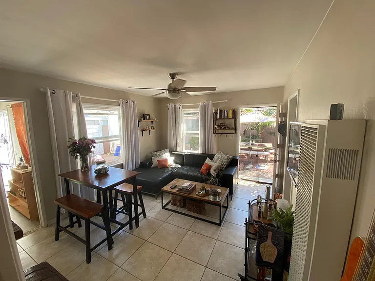 Living Room with one tenant's choice of furnishings
