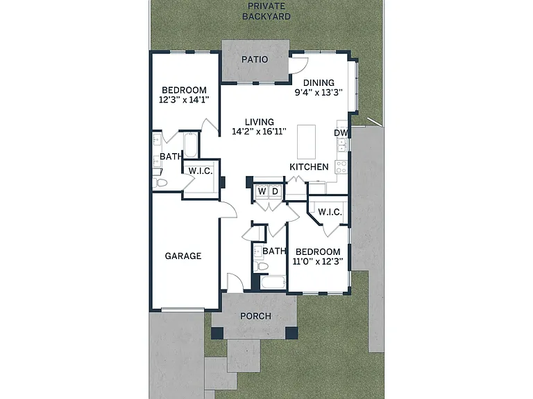 C3 | 2x2 | 1373 sq ft C3 | 2x2 | 1373 sq ft