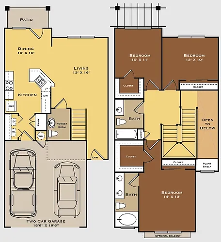 Floor plan C2TH