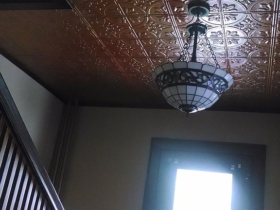 Ceiling and light - entryway