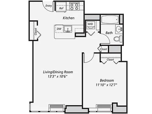 Floor plan A7B