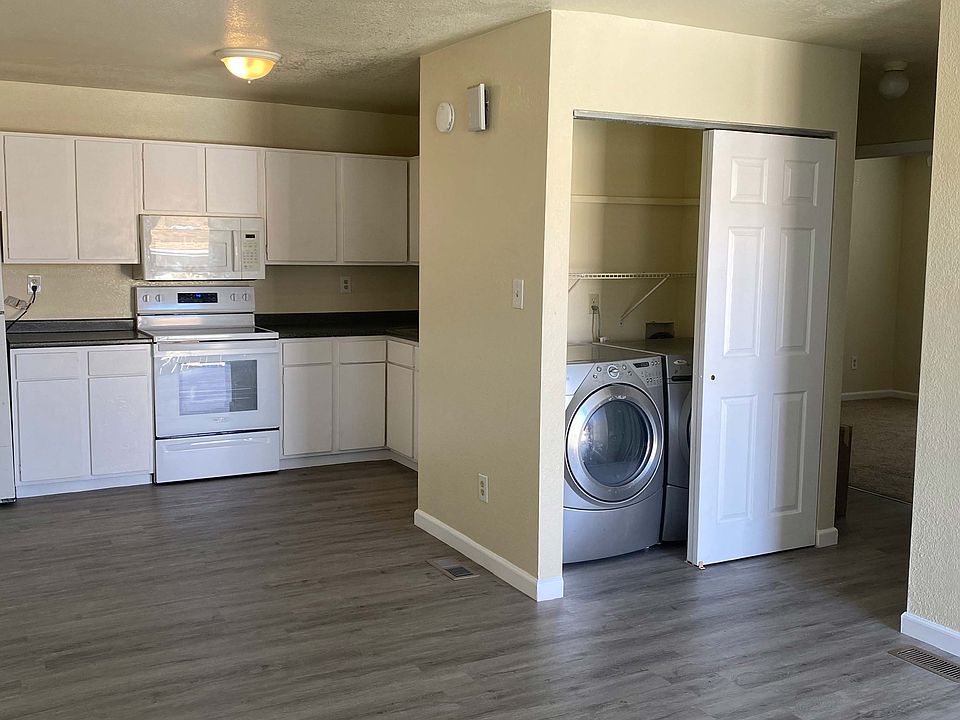 View from living area to Kitchen