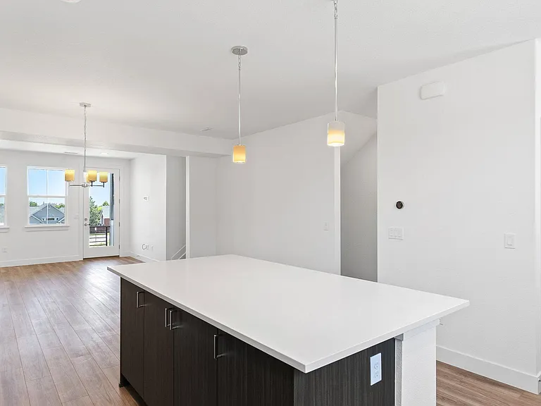 Large Center Island is Perfect for a Number of Bar Stools!