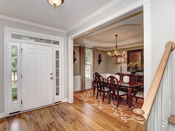 Foyer with Oak Flooring