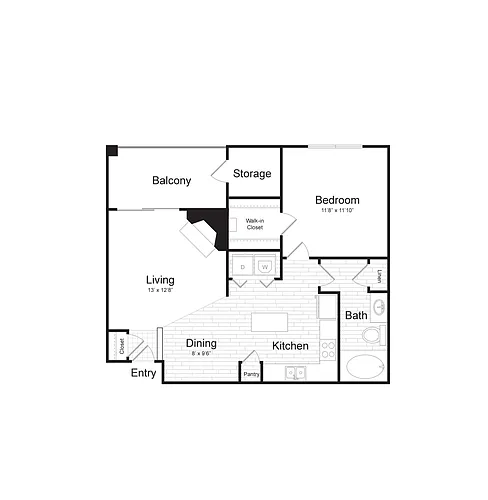 Floor plan Renovated A2
