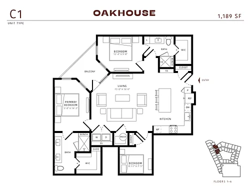 Floor plan C1 P8