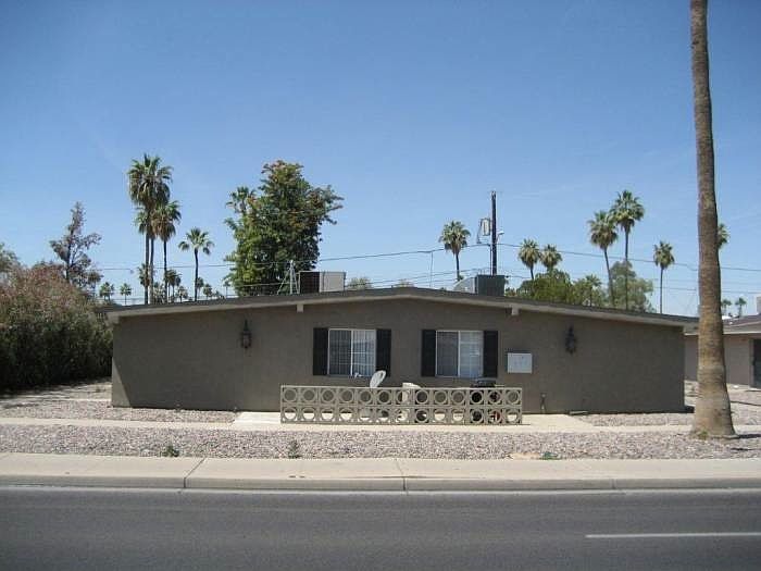 front of building