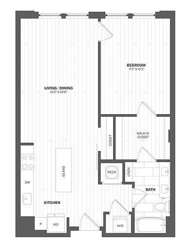 Floor plan 1B-2