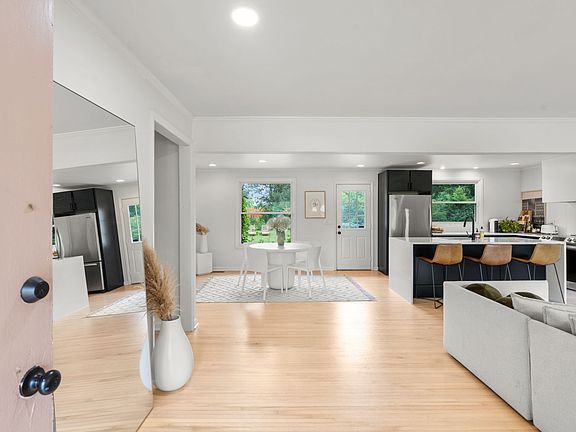 Entry through front door