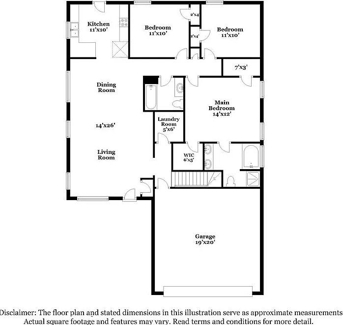 4 bed, 2.0 bath, 1564 sqft, $2,220 — Photo 2