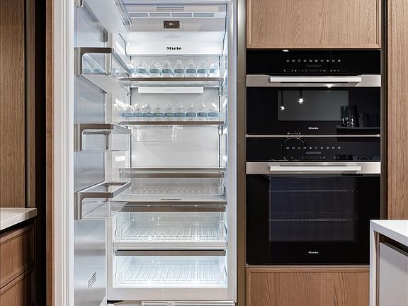 Model Kitchen at Sales Gallery with Miele appliances