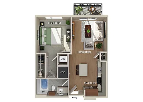 Floor plan A1
