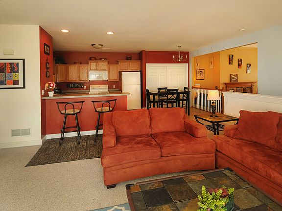 Front room and kitchen