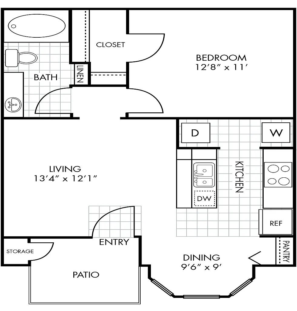 Floor plan Aspen A1