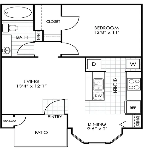 Floor plan Aspen A1