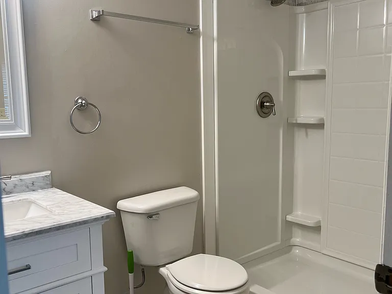 Second bathroom with shower
