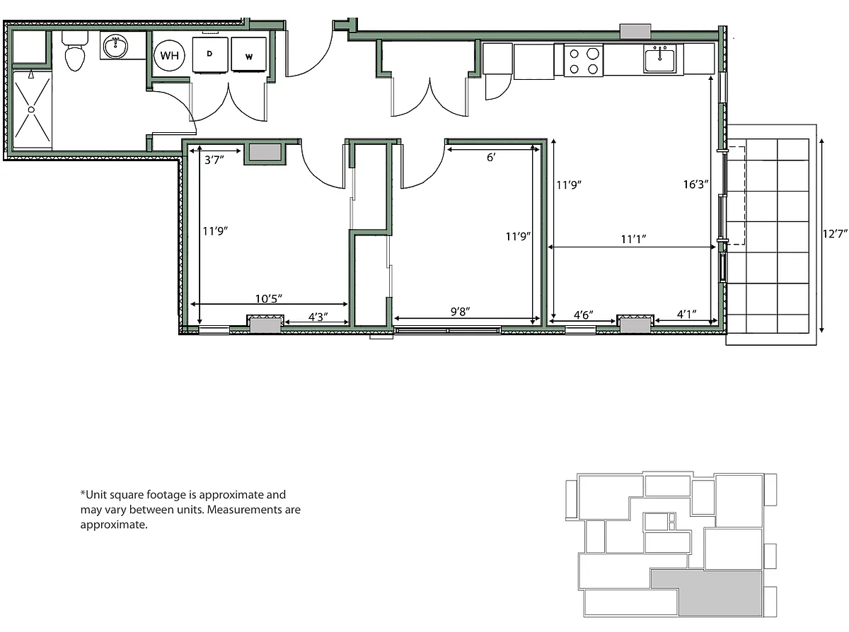 Floor plan Type J