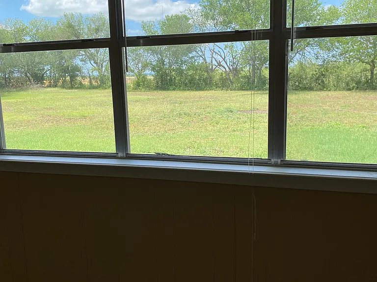 This is the view out of the huge master bedroom's windows.