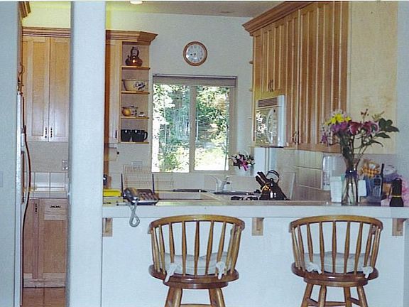 Kitchen with Forest View