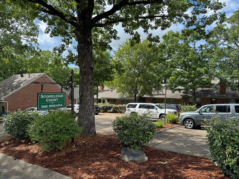 Parking area viewed from Indiana Avenue.