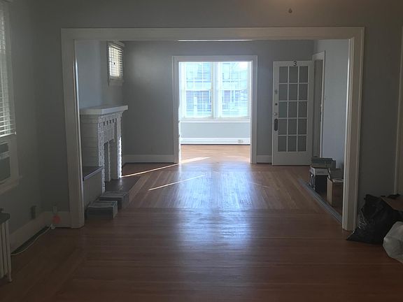View from kitchen into dining/living room!