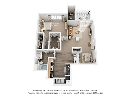 Floor plan Burnham - Classic