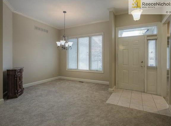 Dining area with ample space and lots of natural light