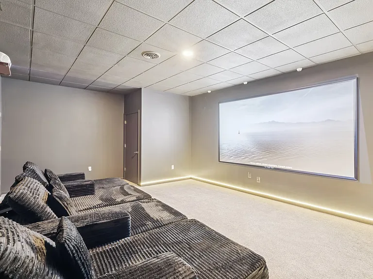 Theater room - perfect for game day, movie night, or family gatherings.