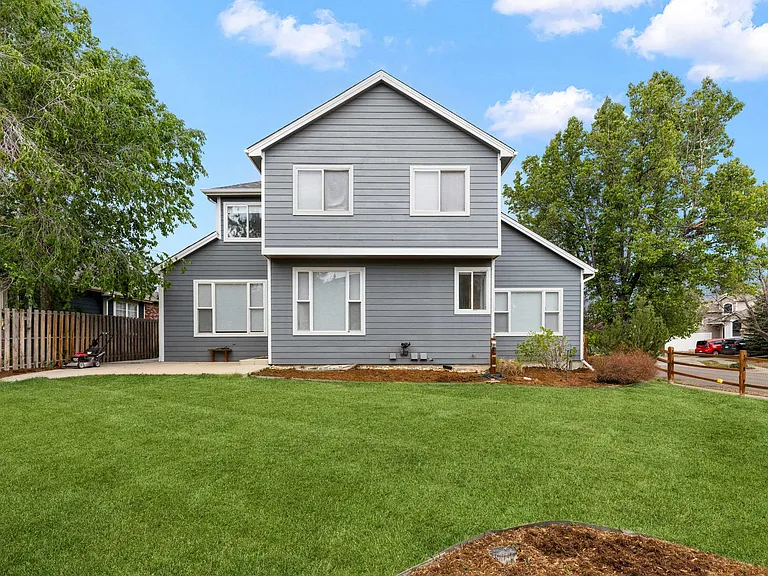 The home features a large fenced backyard situated on a quiet half cul-de-sac, offering added privacy and plenty of outdoor space to enjoy.