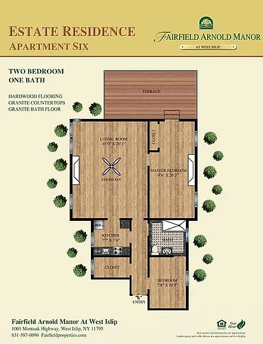 Floor plan Estate Residence Suite Six