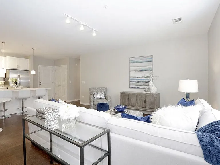 Living Room - 1 Bedroom + Den (Unit B)