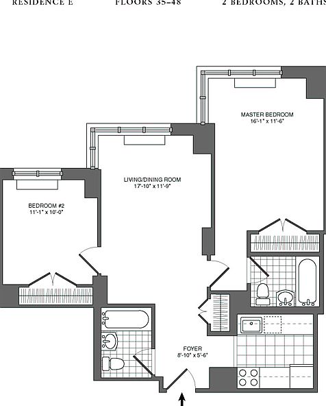 1st image of 260 W 54th St APT 46E