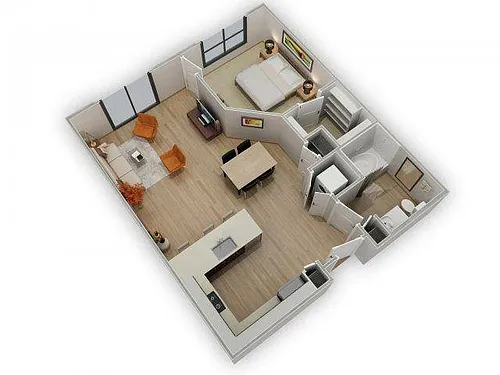 Floor plan McDonald